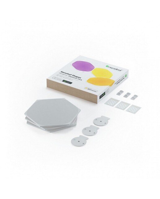 Paineis de Luz Nanoleaf Hexagons Shapes Kit Expansão - 3 Unidades 1