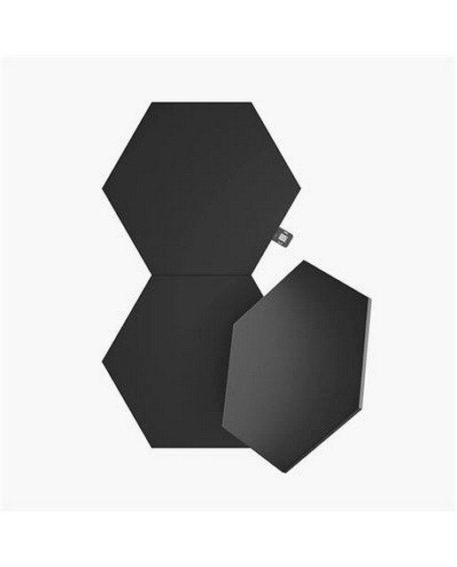 Nanoleaf Hexagons Shapes Kit Expansão (3 Uni.) - Preto 1