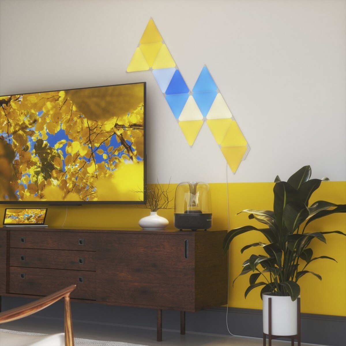 Painéis de Luz Nanoleaf Shapes Triangles Starter - 15 Unidades 4