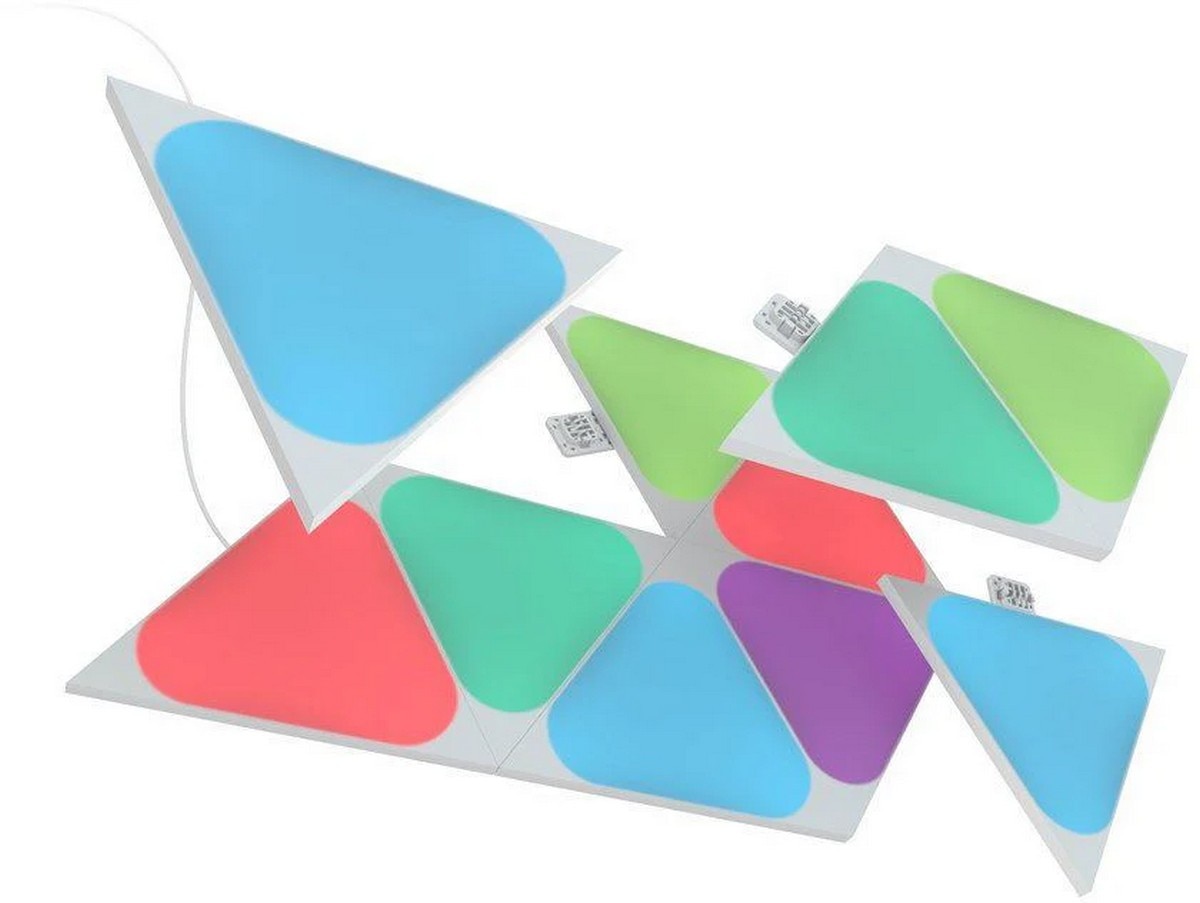 Painéis de Luz Nanoleaf Shapes Mini Triangles Expansion - 10 Unidades 1