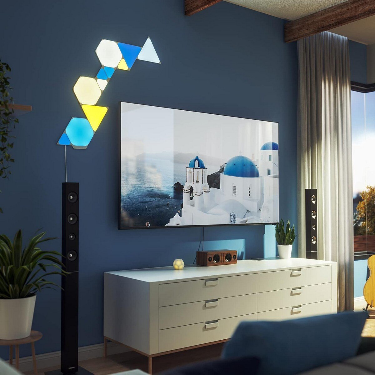 Painéis Luz Nanoleaf Shapes Mini Triangles Starter Kit (5 Uni.) 7