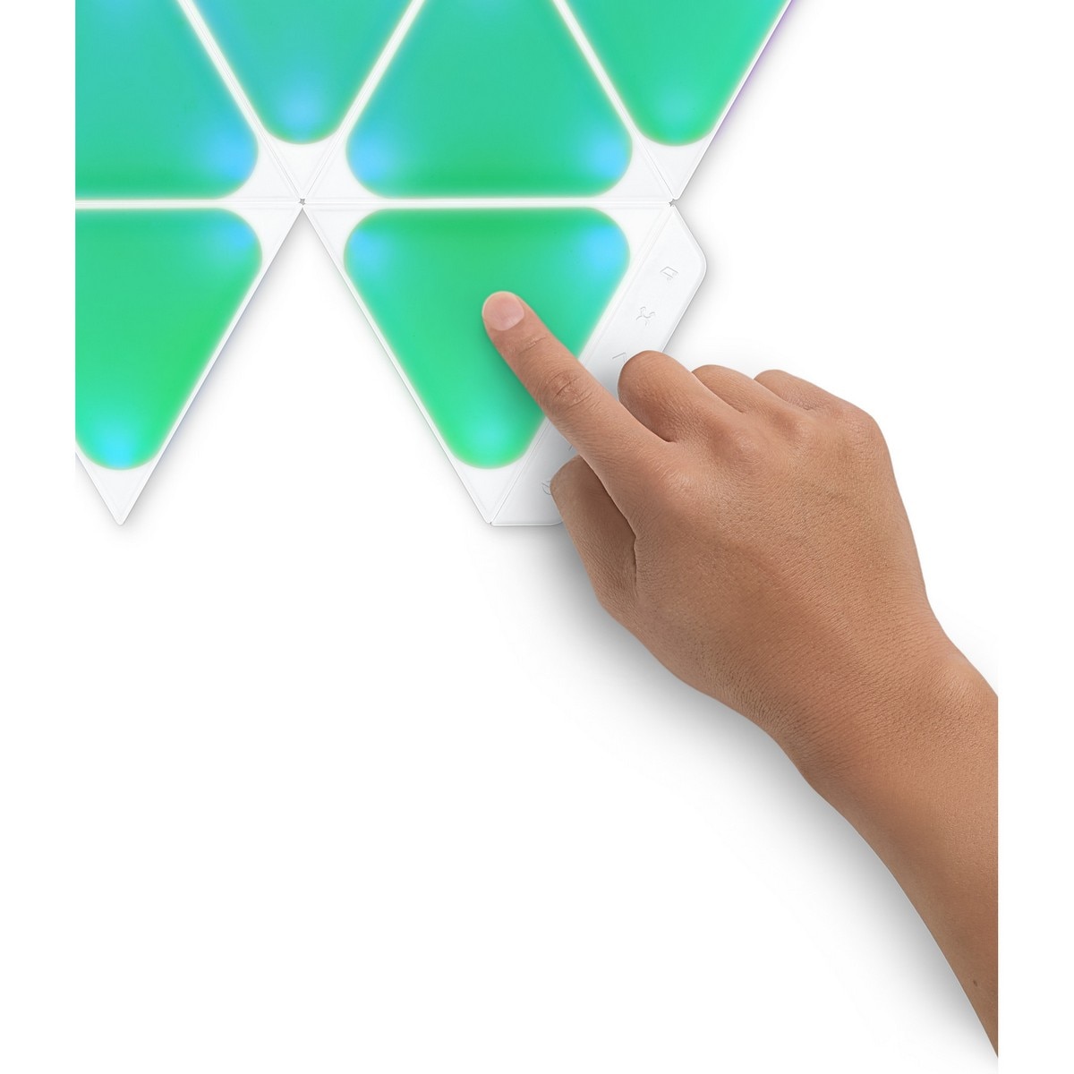 Painéis Luz Nanoleaf Shapes Mini Triangles Starter Kit (9 Uni.) 4