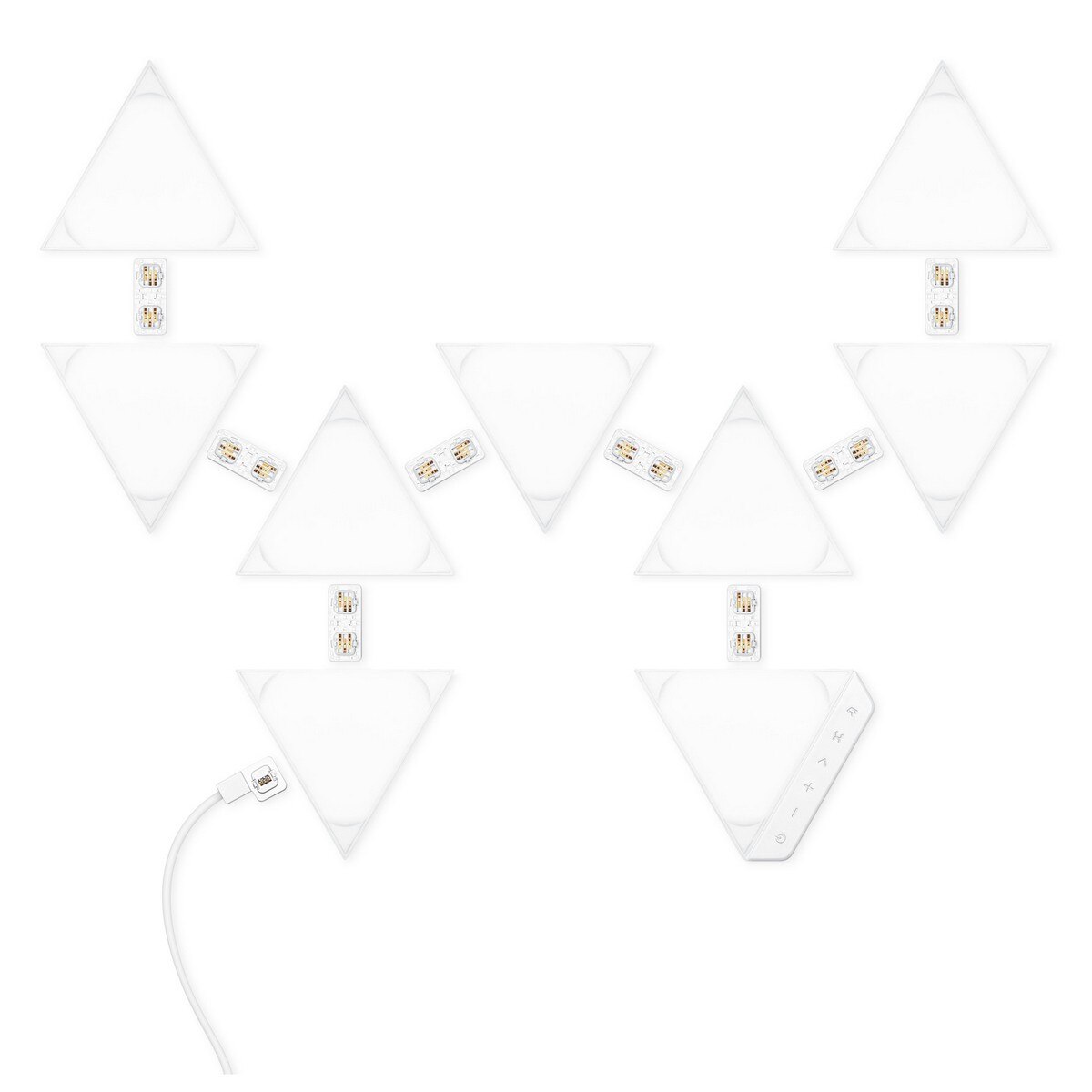 Painéis Luz Nanoleaf Shapes Mini Triangles Starter Kit (9 Uni.) 5
