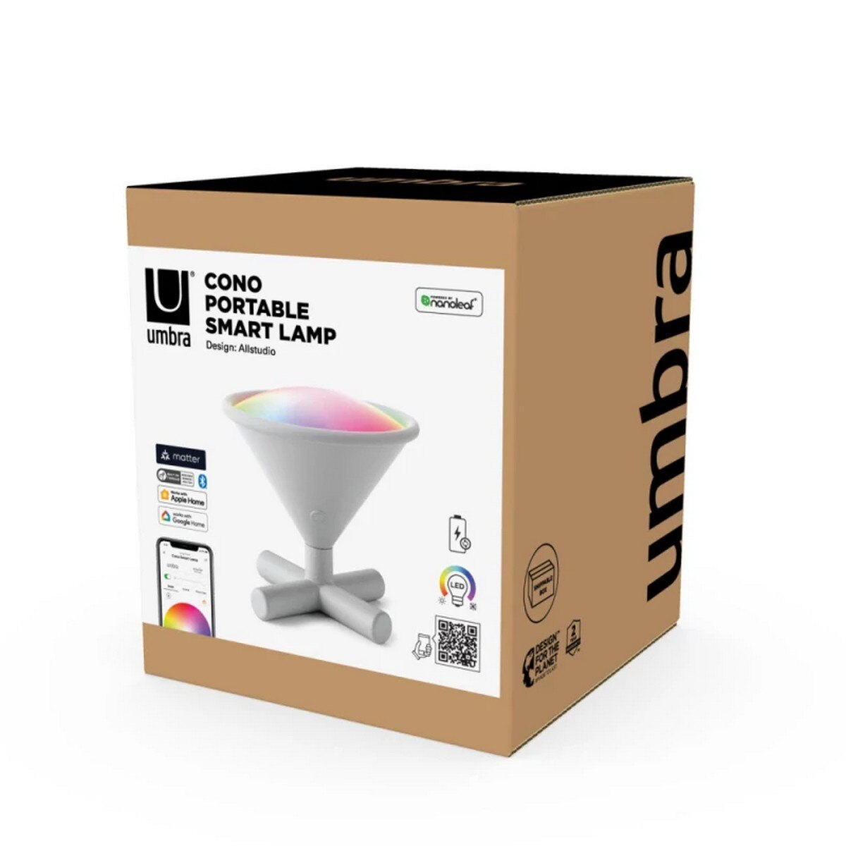 Candeeiro Portátil Nanoleaf Umbra Cono - Cinzento 4