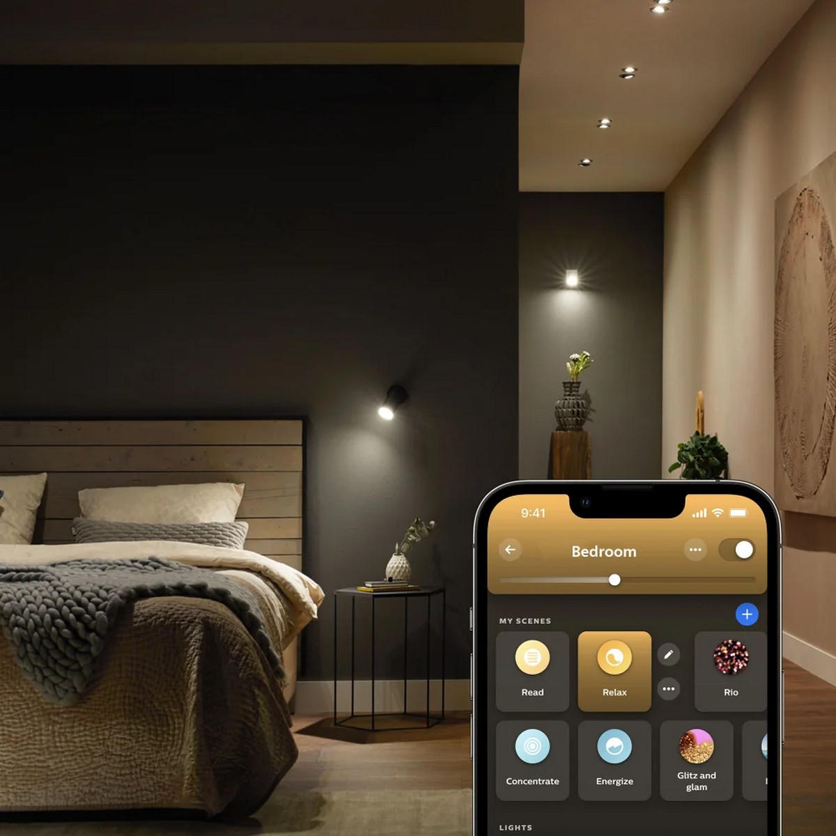 Pack 3 Lâmpadas Inteligentes Philips Hue 4.3W GU10 3