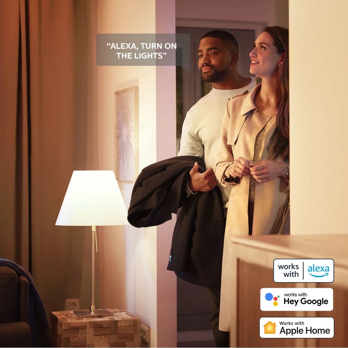 Pack 3 Lâmpadas Inteligentes Philips Hue 4.3W GU10 5