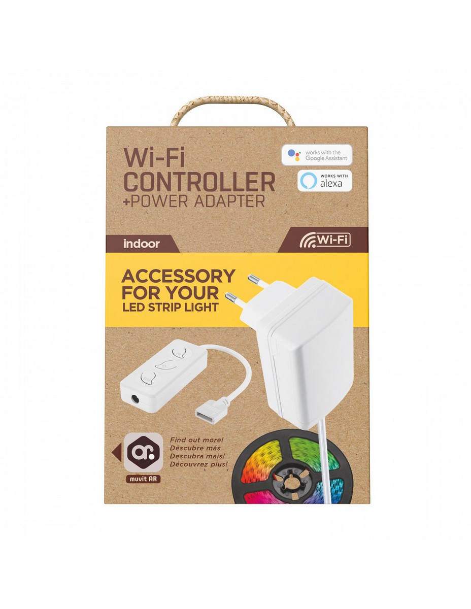 Kit Muvit Controlador WiFi + Transformador para Tiras LED (Compatível MIOLST002 & MIOLST004) 4