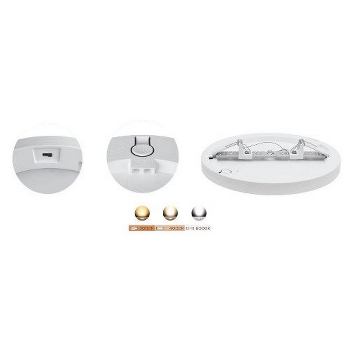 Lâmpada de Teto Muvit Embutida WIFI Branco 30W 5