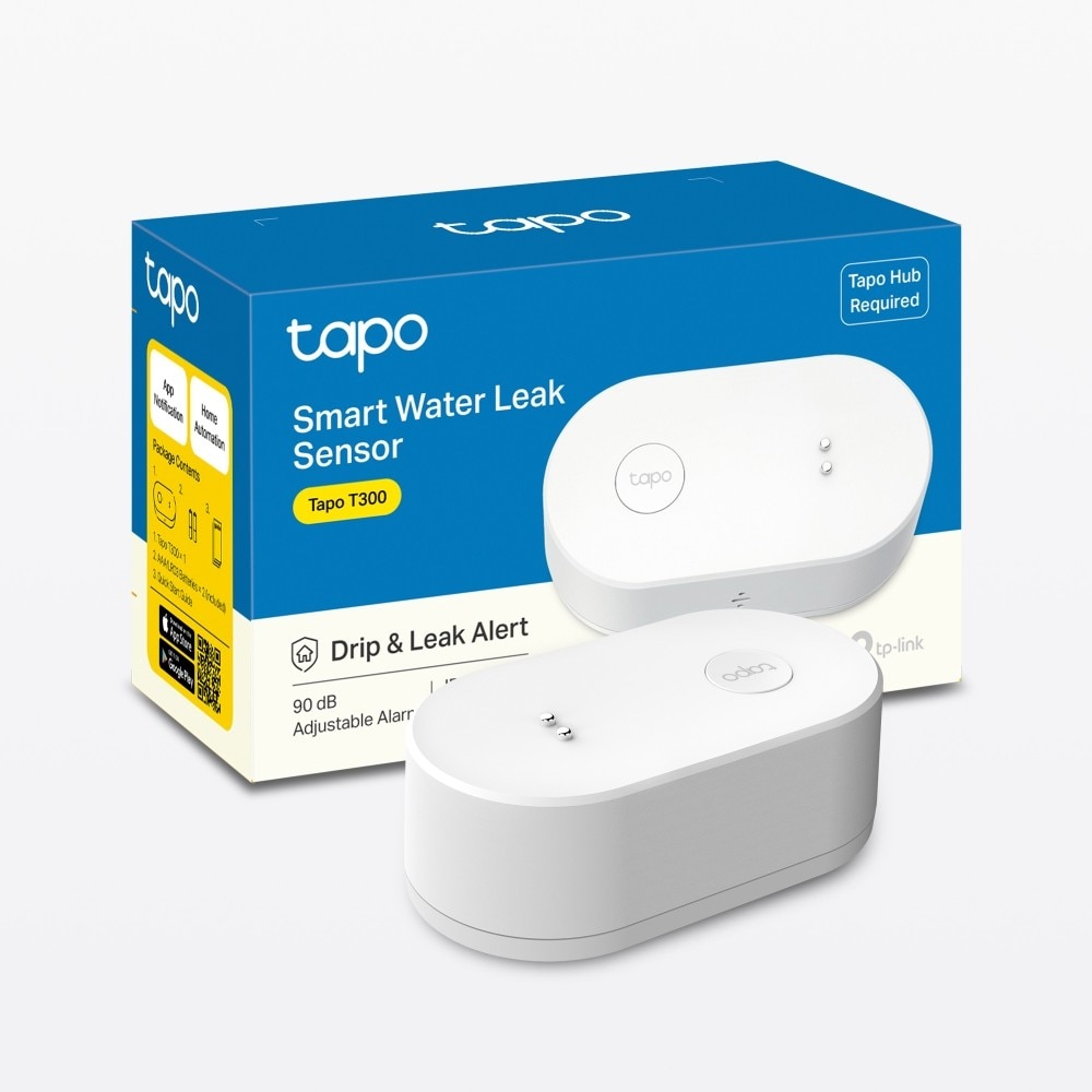 Sensor Inteligente Tapo T300 de Fuga de Água Branco-3
