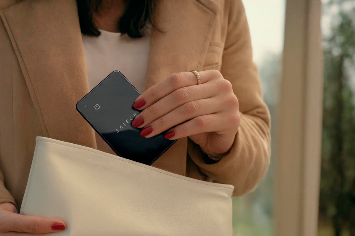 Sensor de Proximidade Satechi FindAll Card - Preto Preto-5