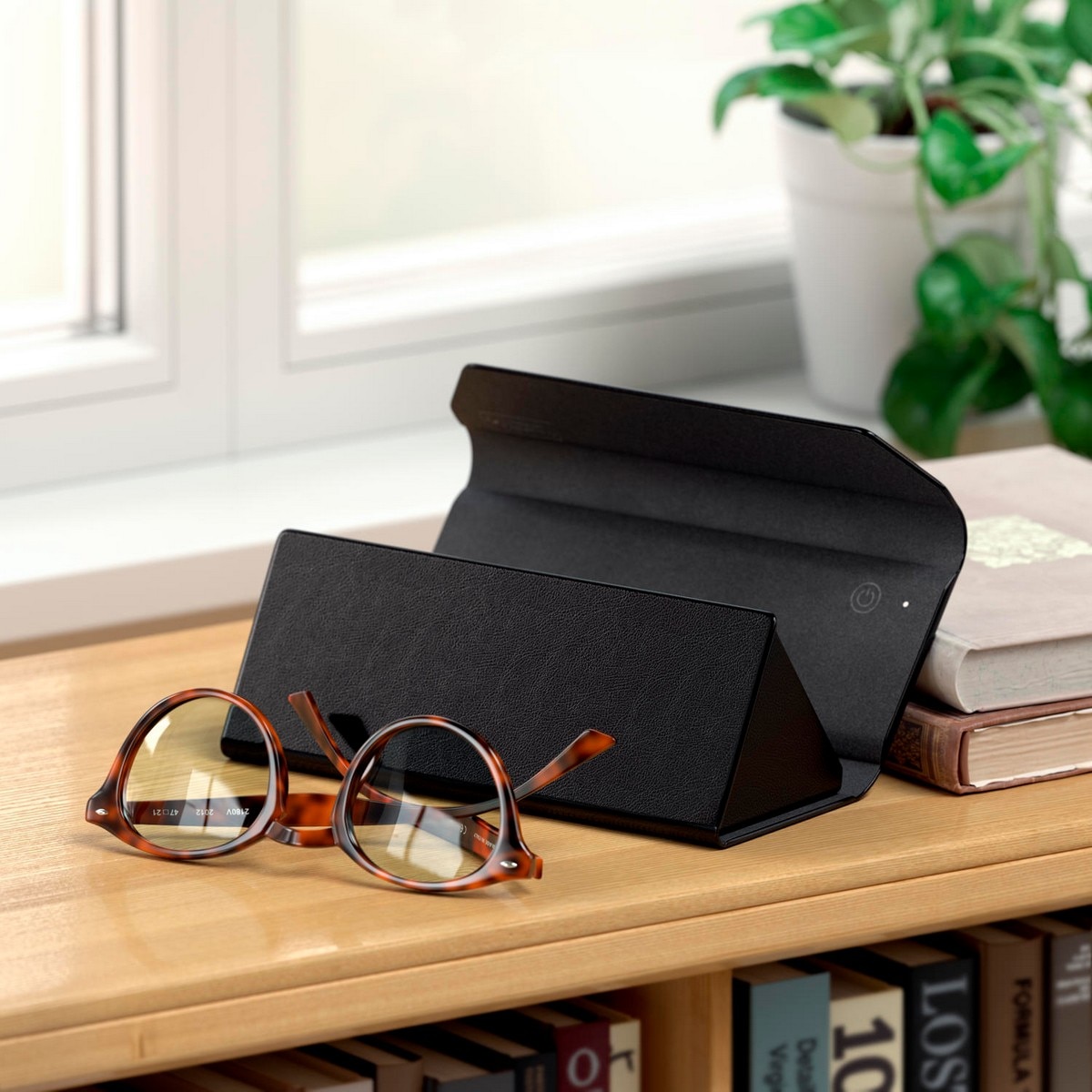 Caixa de Óculos com Localizador Satechi FindAll Glasses Case - Preto Preto-10