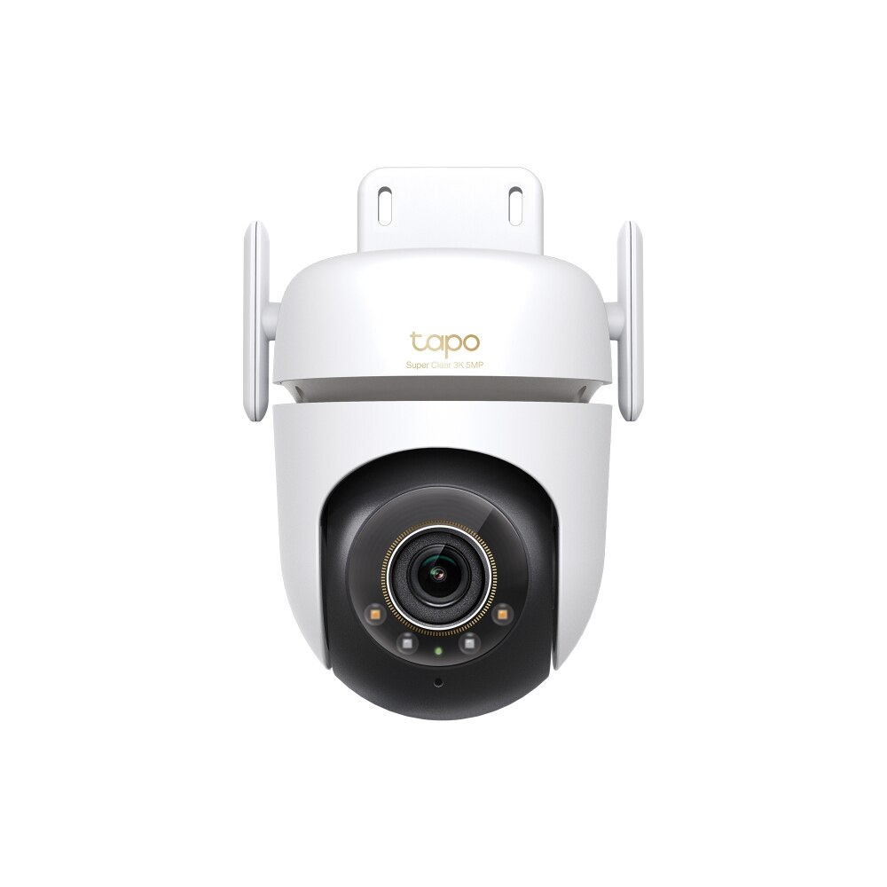 Câmara de Vigilância TP-Link TC43 Wi-Fi de 360 Graus para Exteriores com Visão 3K e Deteção IA Avançada Branco-3