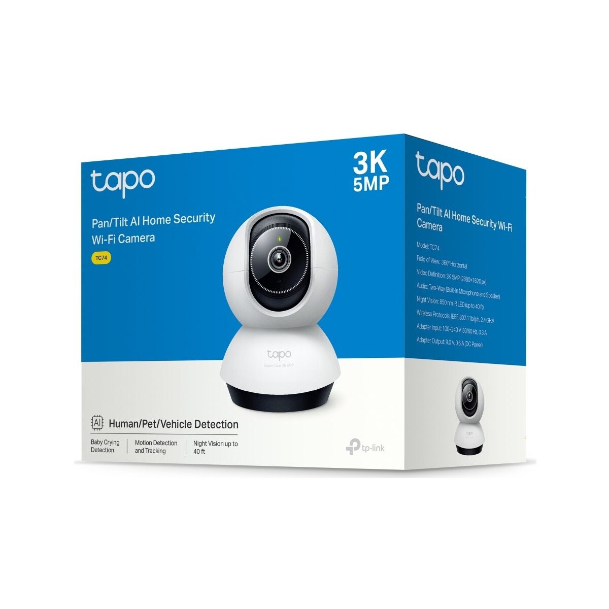 Câmara de Vigilância IP TP-Link Ip Tapo TC74  de Interior 2880 x 1620 pixels para Teto ou Secretária 4