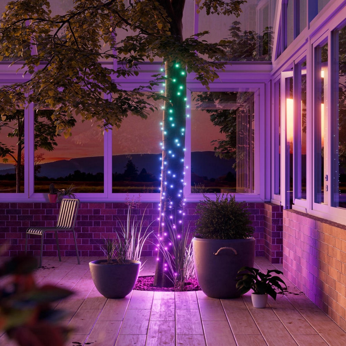 Fita LED Nanoleaf 1D Holiday String Lights Outdoor 24m 4