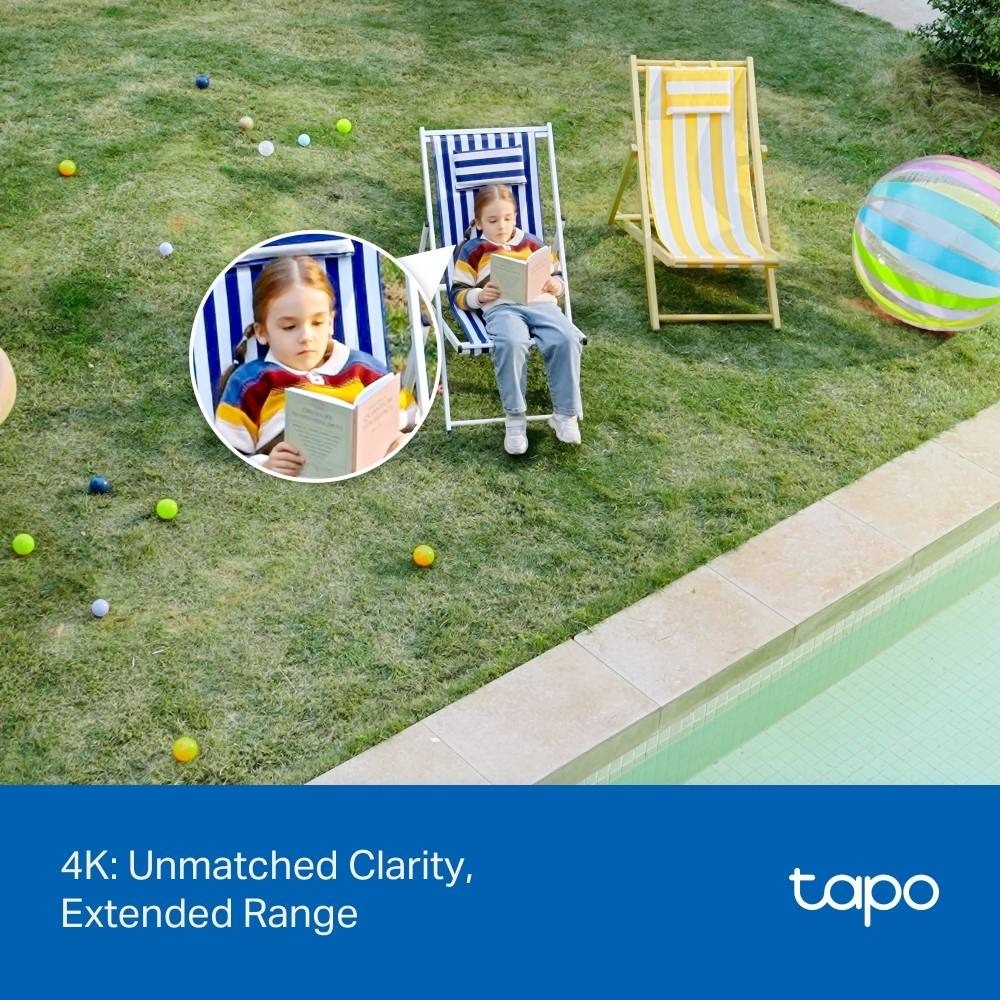 Câmara de Segurança TP-Link Tapo TC46 4K Outdoor IP66 Pan/Tilt Security Wi-Fi 3