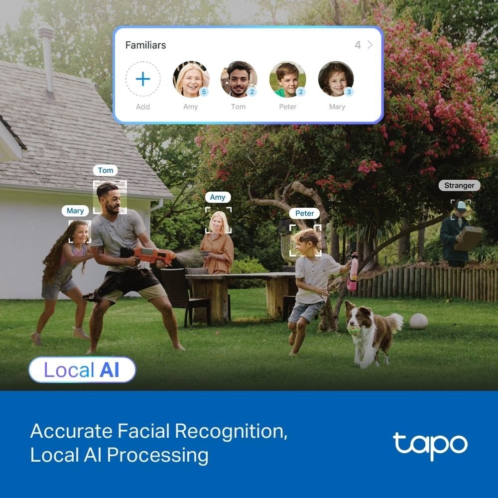 Câmara de Segurança TP-Link Tapo TC46 4K Outdoor IP66 Pan/Tilt Security Wi-Fi 4