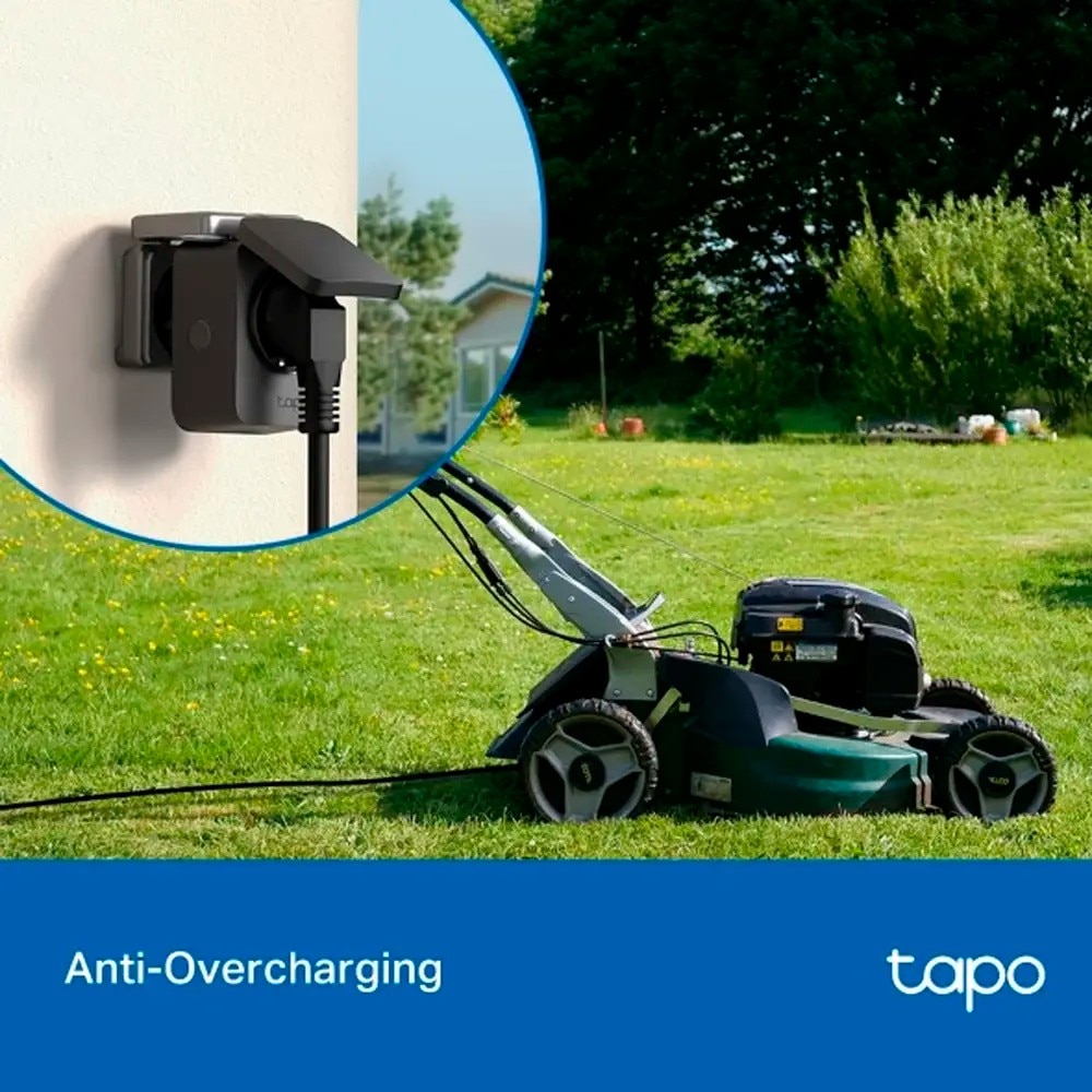 Tomada Inteligente TP-Link Tapo P410M Smart Wi-Fi Outdoor 3