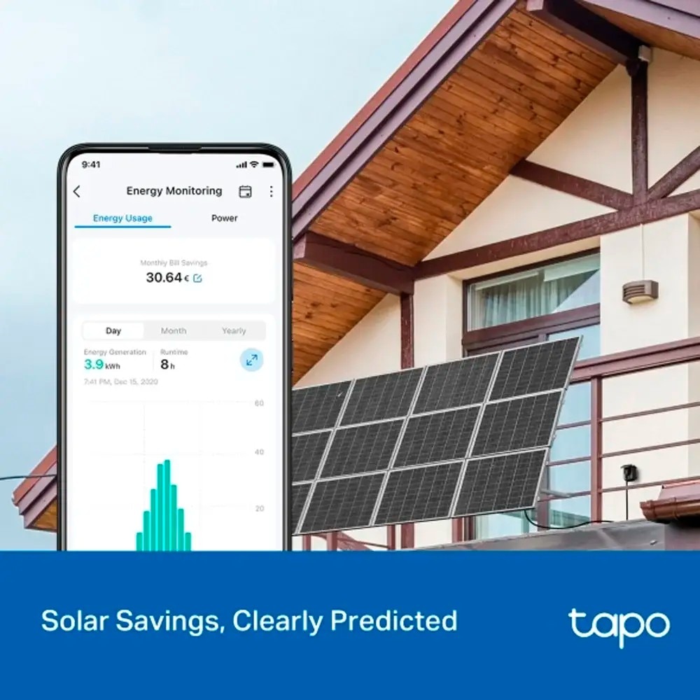 Tomada Inteligente TP-Link Tapo P410M Smart Wi-Fi Outdoor 4