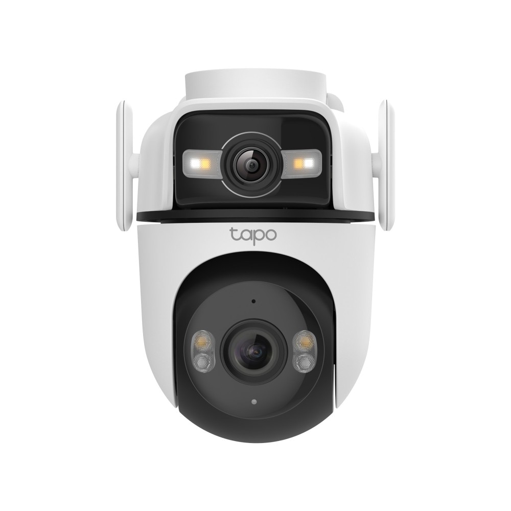Câmara de Segurança Tapo C545D 2K & 2K Exterior com Lente Dupla e Função Panorâmica e Inclinação Branco-2
