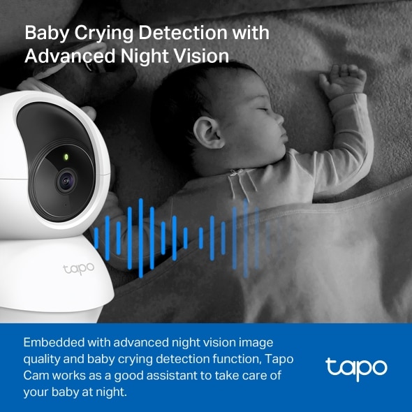 Câmara de Vigilância 360º Wi?Fi para Interior (Pack de 2), 2K 3 MP, Visão Noturna, Detecção IA Gratuita e Áudio Bidirecional Branco-5