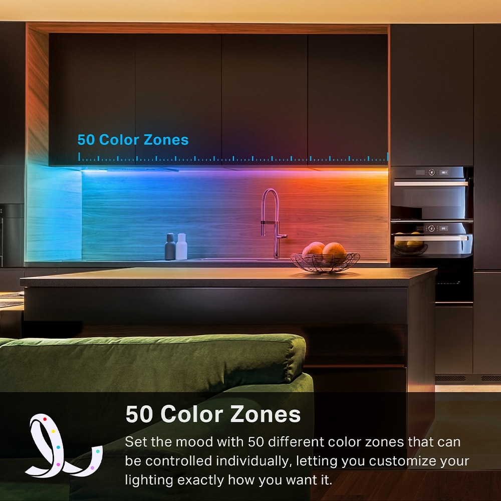 Fita LED TP-Link Tapo TL63-5 Smart Wi-Fi Light Strip Multicolor Intense White Light 5m 4