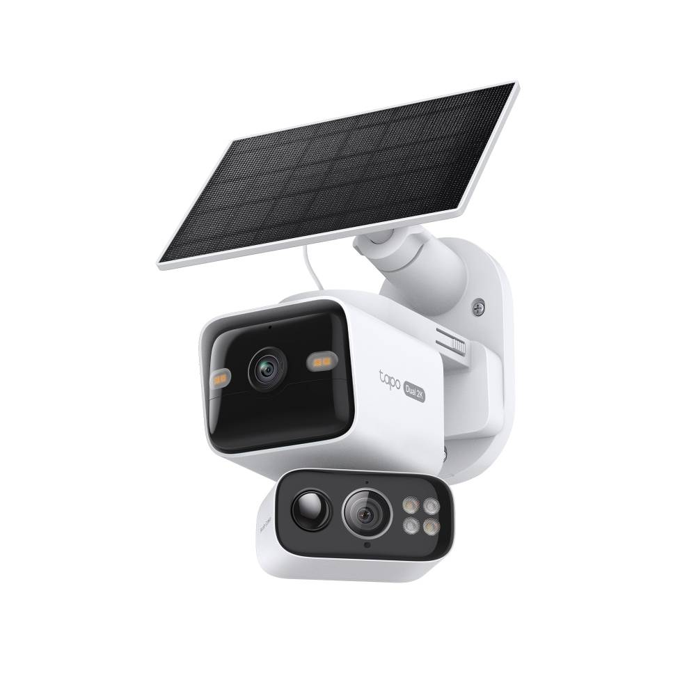 Câmara de Segurança TP-Link Tapo C645D KIT Dual Lens 2K 3MP Pan/Tilt Outdoor IP65 Security Wi-Fi com Bateria + Painel Solar Tapo A20 1