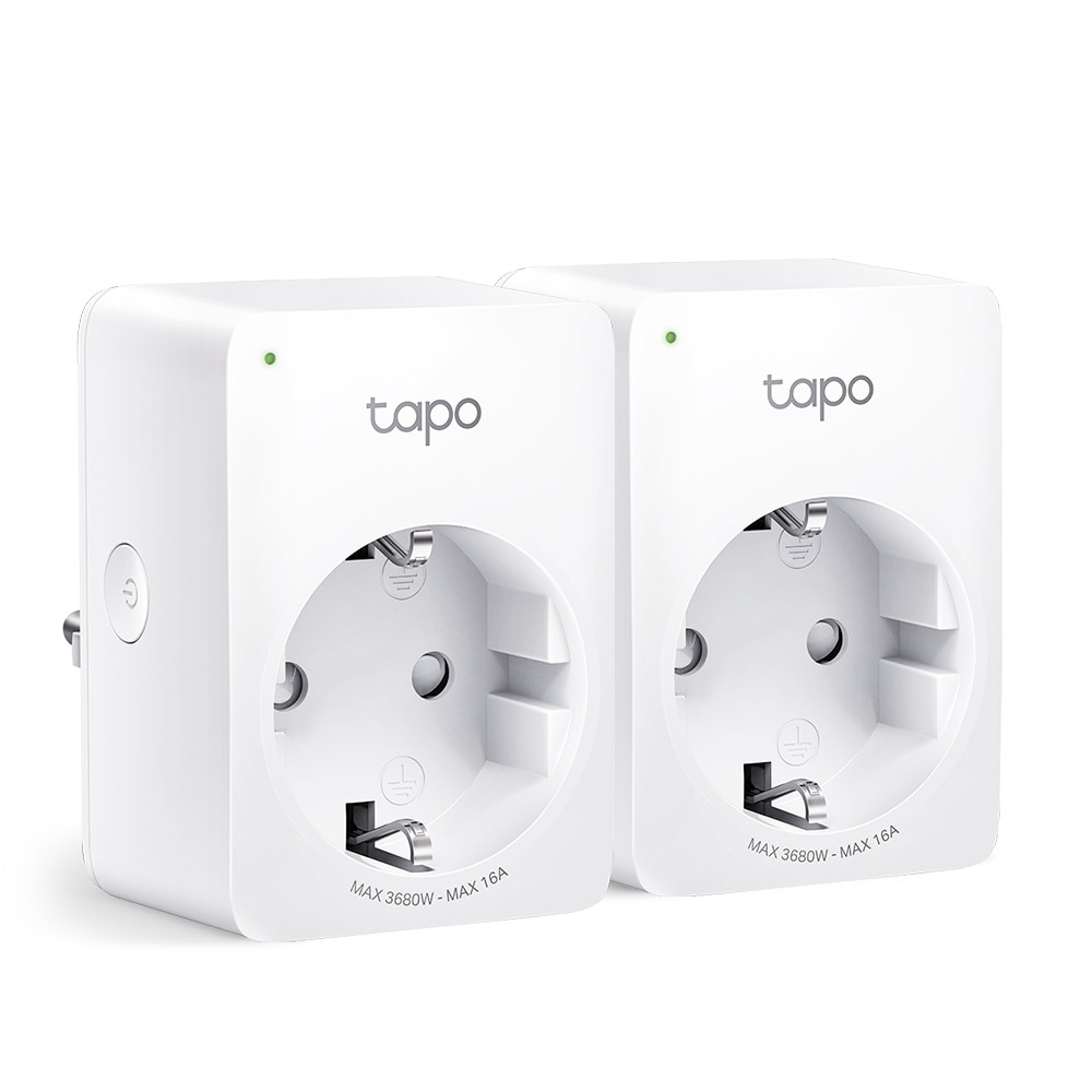 Imagem 0 de Tomadas Inteligentes 2 Mini TP_Link Tapo P110 Wi-Fi com Monitorização Consumo de Energia