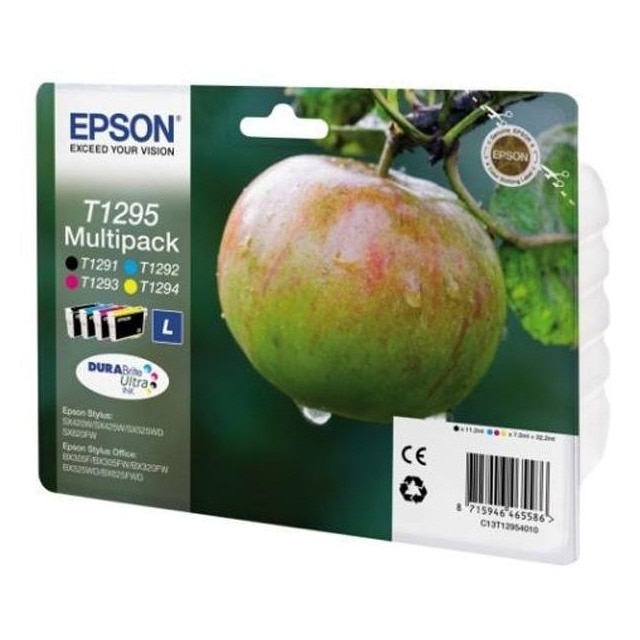 Tinteiro Epson T1295 Multipack (preto, magenta, cyan, amarelo) 1