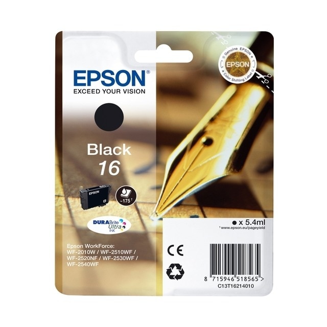 Tinteiro Epson 16 - Preto 1