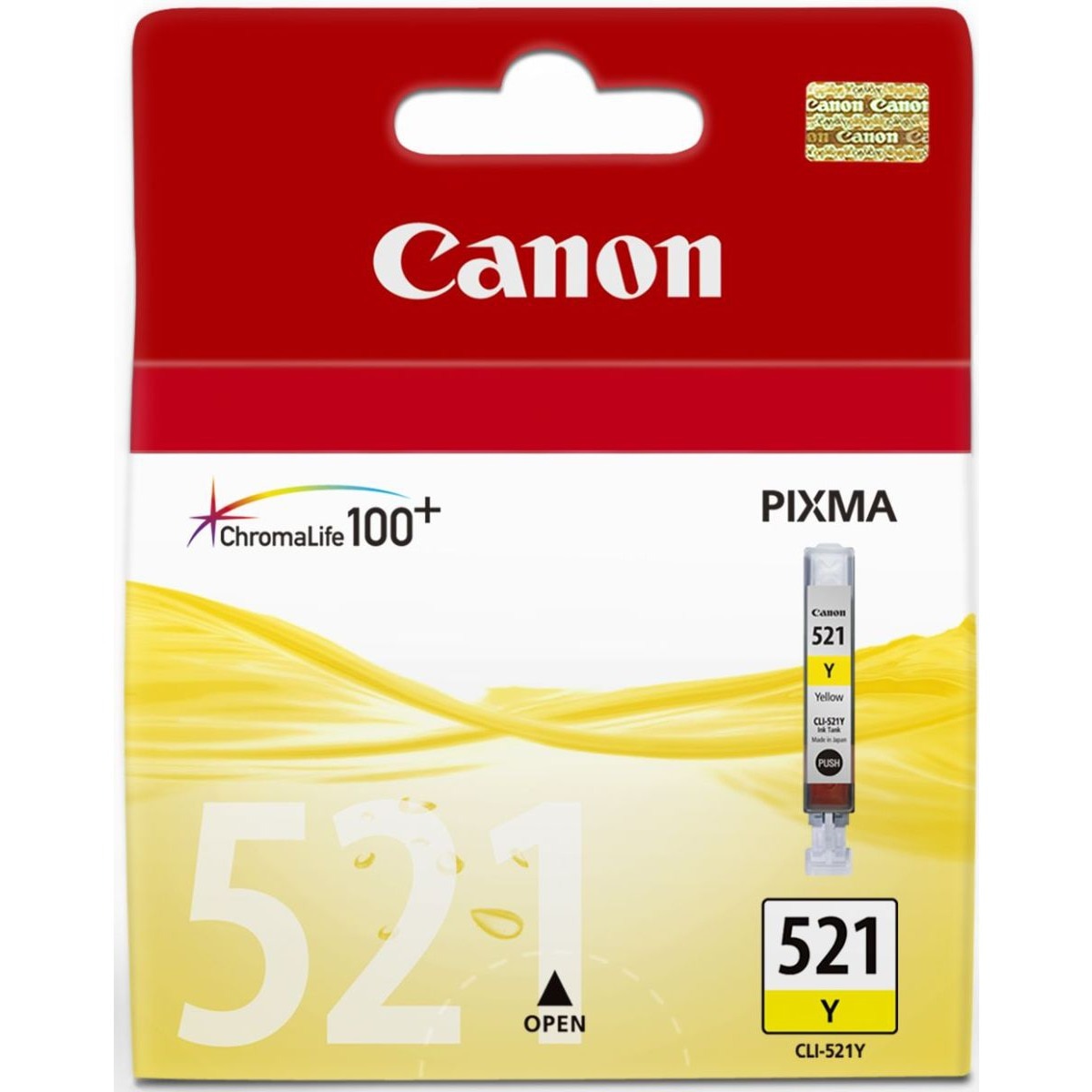 Imagem 0 de Tinteiro Canon CLI-521 (Amarelo)