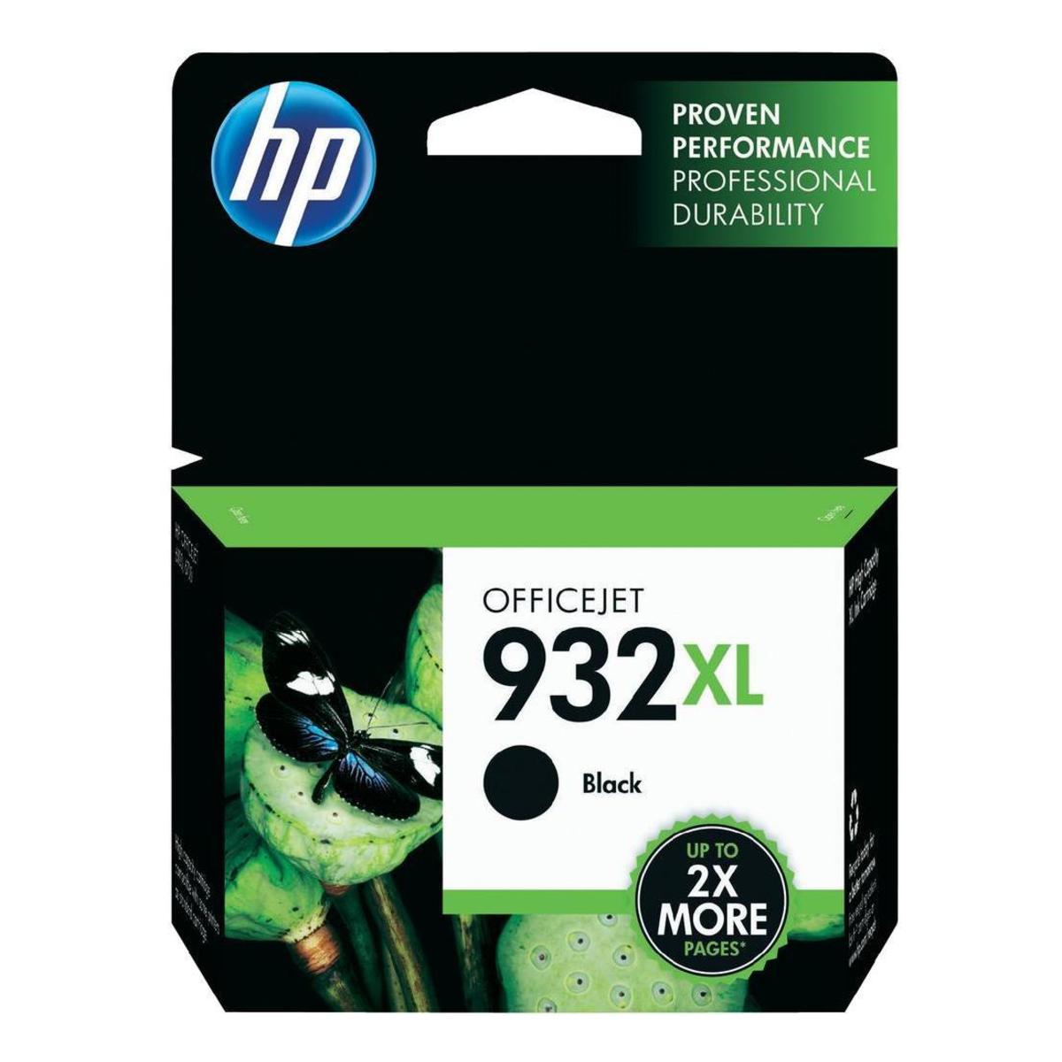 Tinteiro HP Original CN053AE 932 XL Preto, Alto rendimento 1