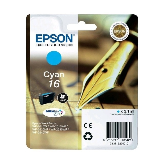 Tinteiro Epson 16 Cyan 1