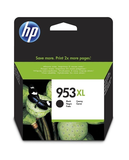 Tinteiro HP Original L0S70AE 953XL Preto, Alto rendimento 1
