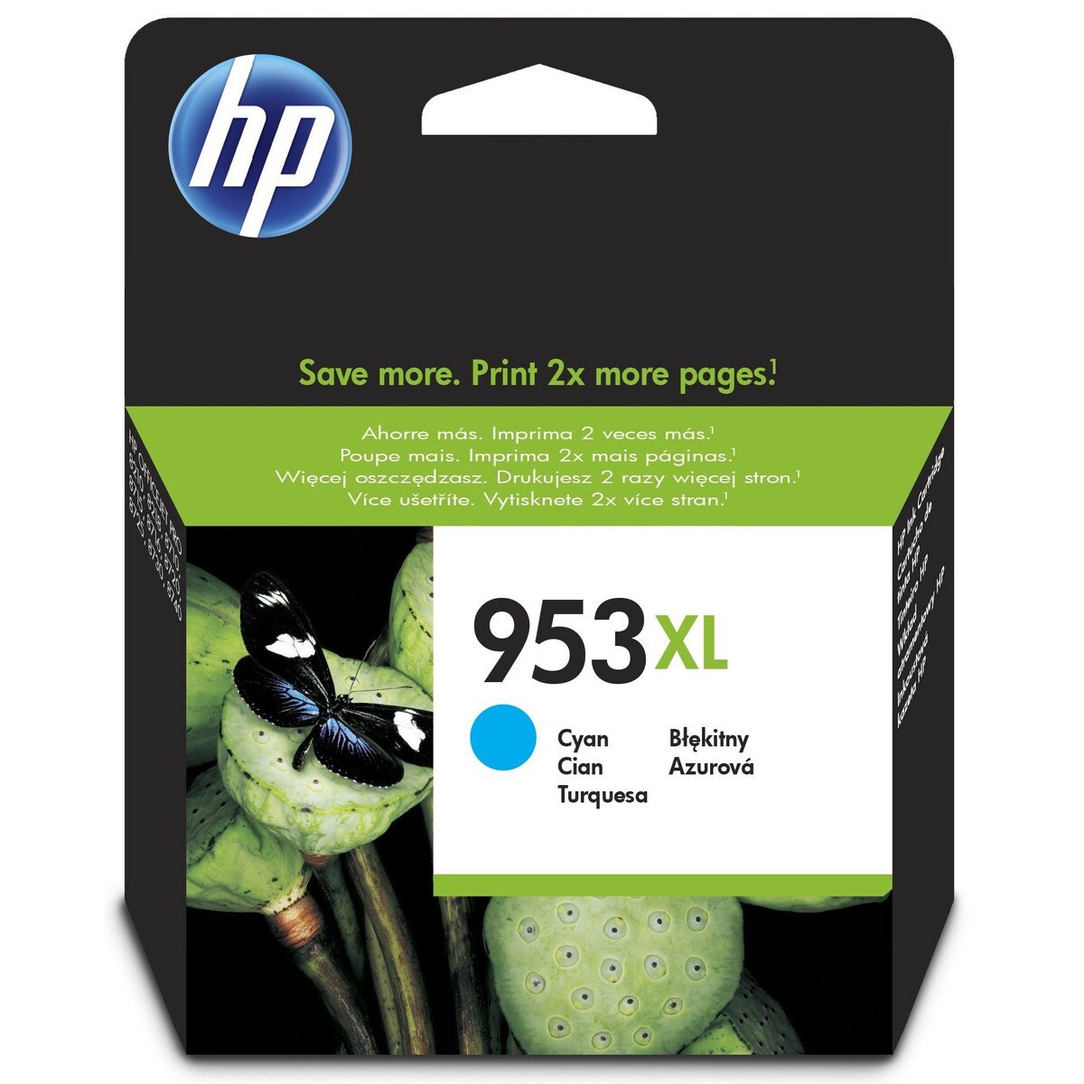 Tinteiro HP Original F6U16AE 953XL Ciano, Alto rendimento 1