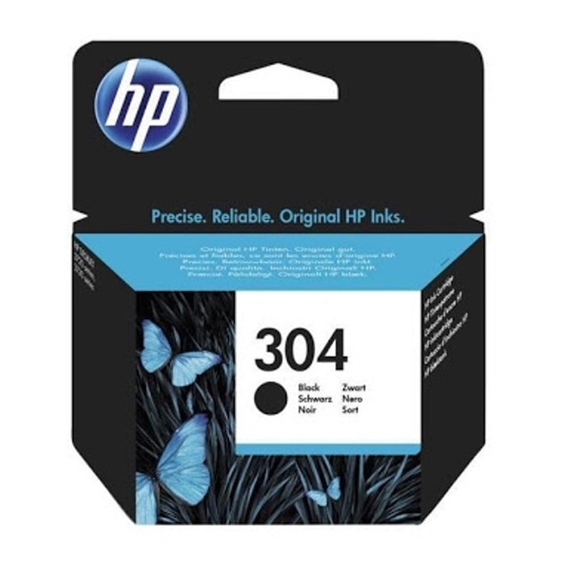 Imagem 0 de Tinteiro HP Original N9K06AE 304 Preto - aproximadamente 120 páginas, Instant Ink
