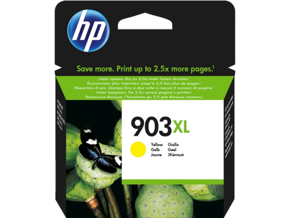 Tinteiro HP Original T6M11AE 903 XL Amarelo, Alto Rendimento, Instant Ink 1