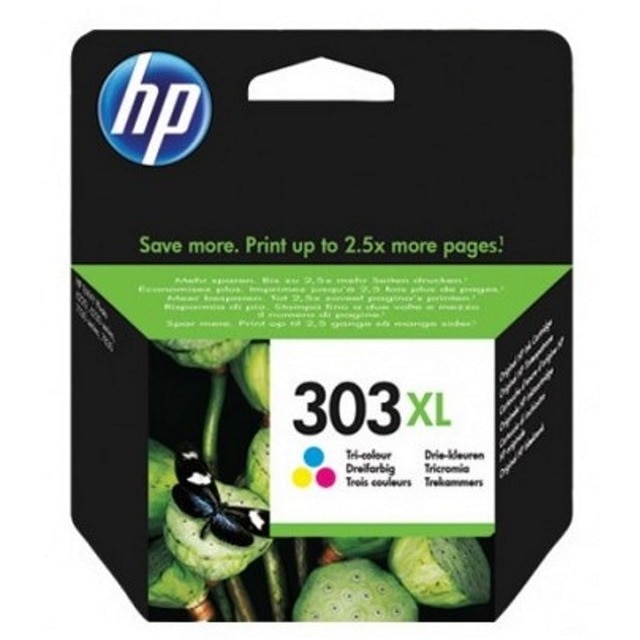 Imagem 0 de Tinteiro HP Original T6N03AE 303 XL Tricolor, Alto Rendimento, Instant Ink