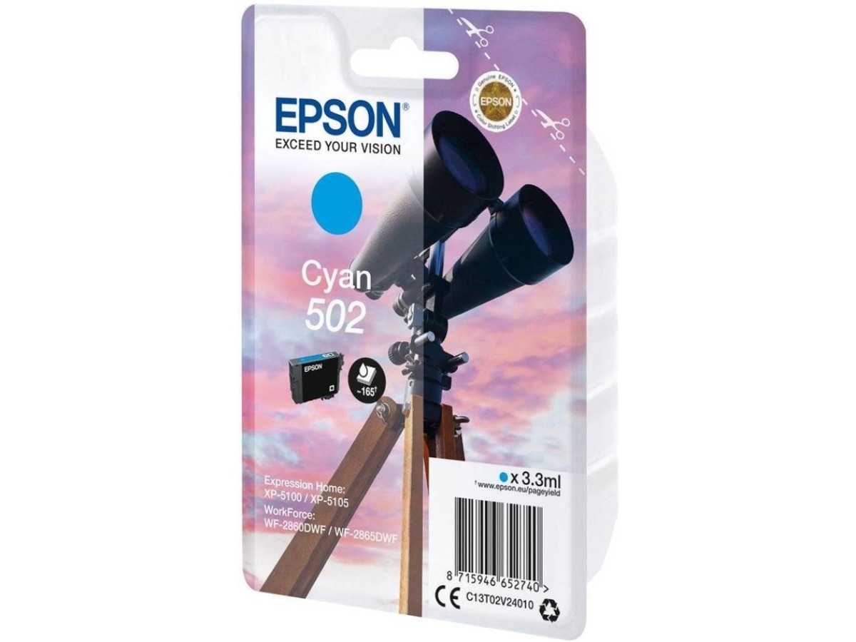 Tinteiro Epson 502 - Azul 1