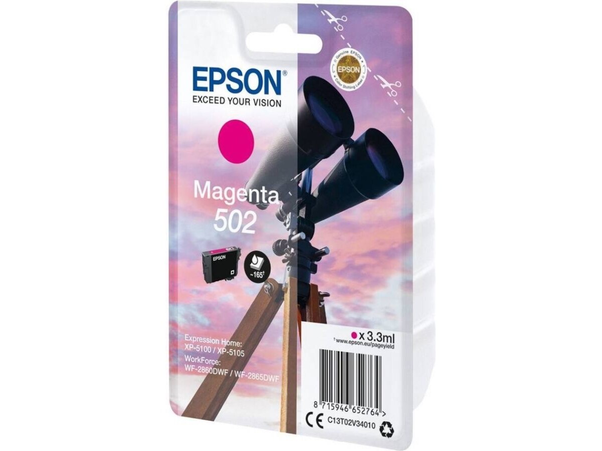 Tinteiro Epson 502 - Magenta 1