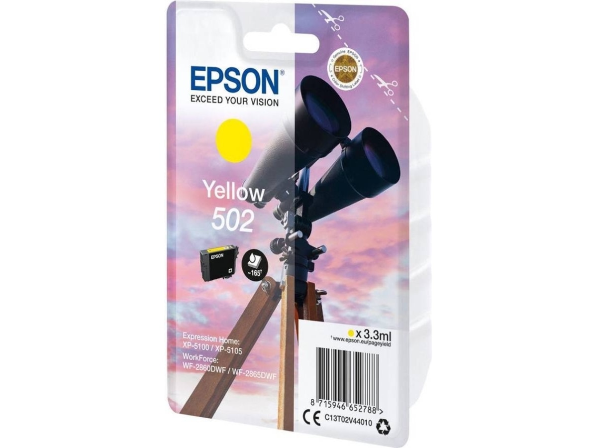 Tinteiro Epson 502 - Amarelo 1