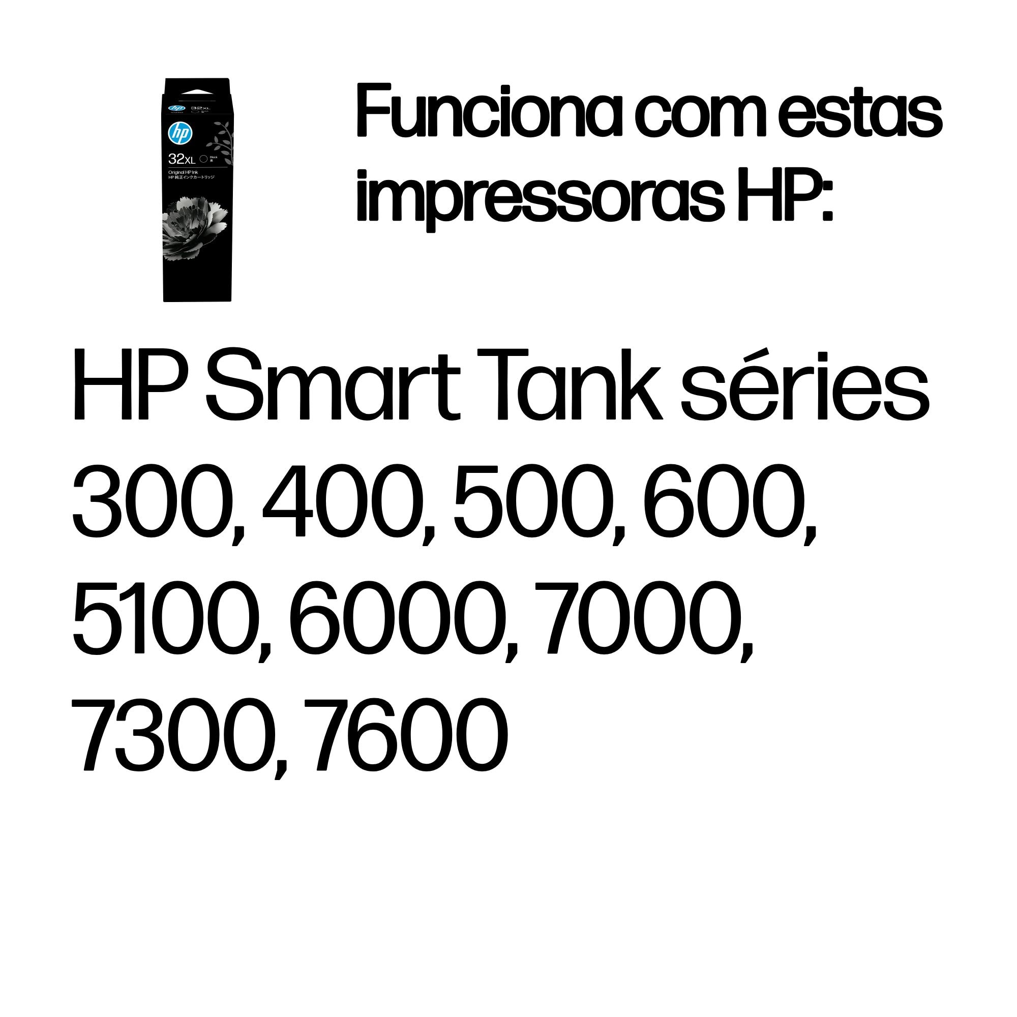 Tinteiro HP Original 1VV24AE 32 XL Alto Rendimento - Preto 5