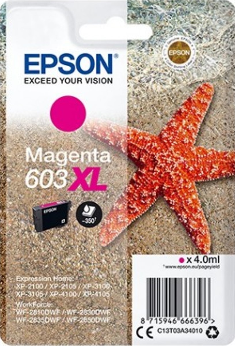 Tinteiro Epson 603 XL - Magenta 1
