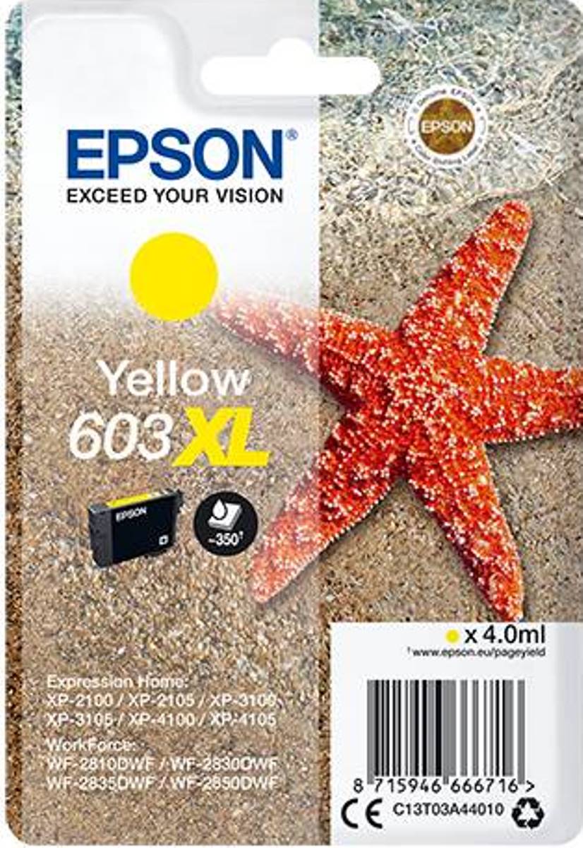 Tinteiro Epson 603 XL - Amarelo 1