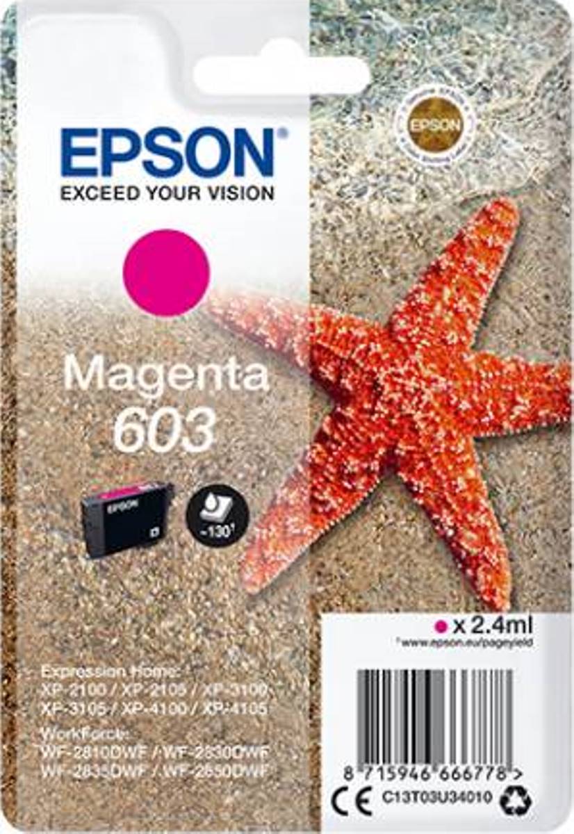 Imagem 0 de Tinteiro Epson 603 - Magenta