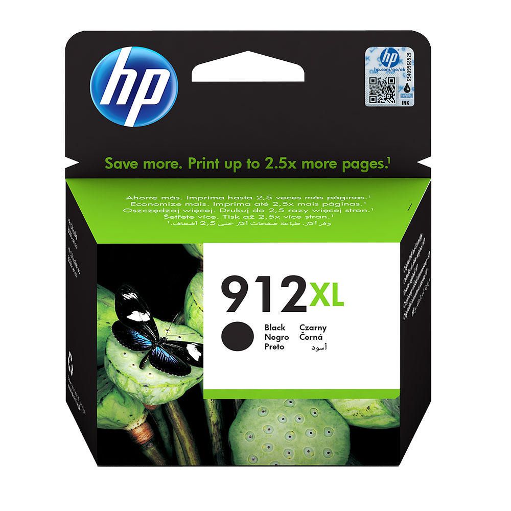 Tinteiro HP Original 3YL84AE 912 XL Preto, Alto Rendimento, Preparado para o HP Instant Ink 1