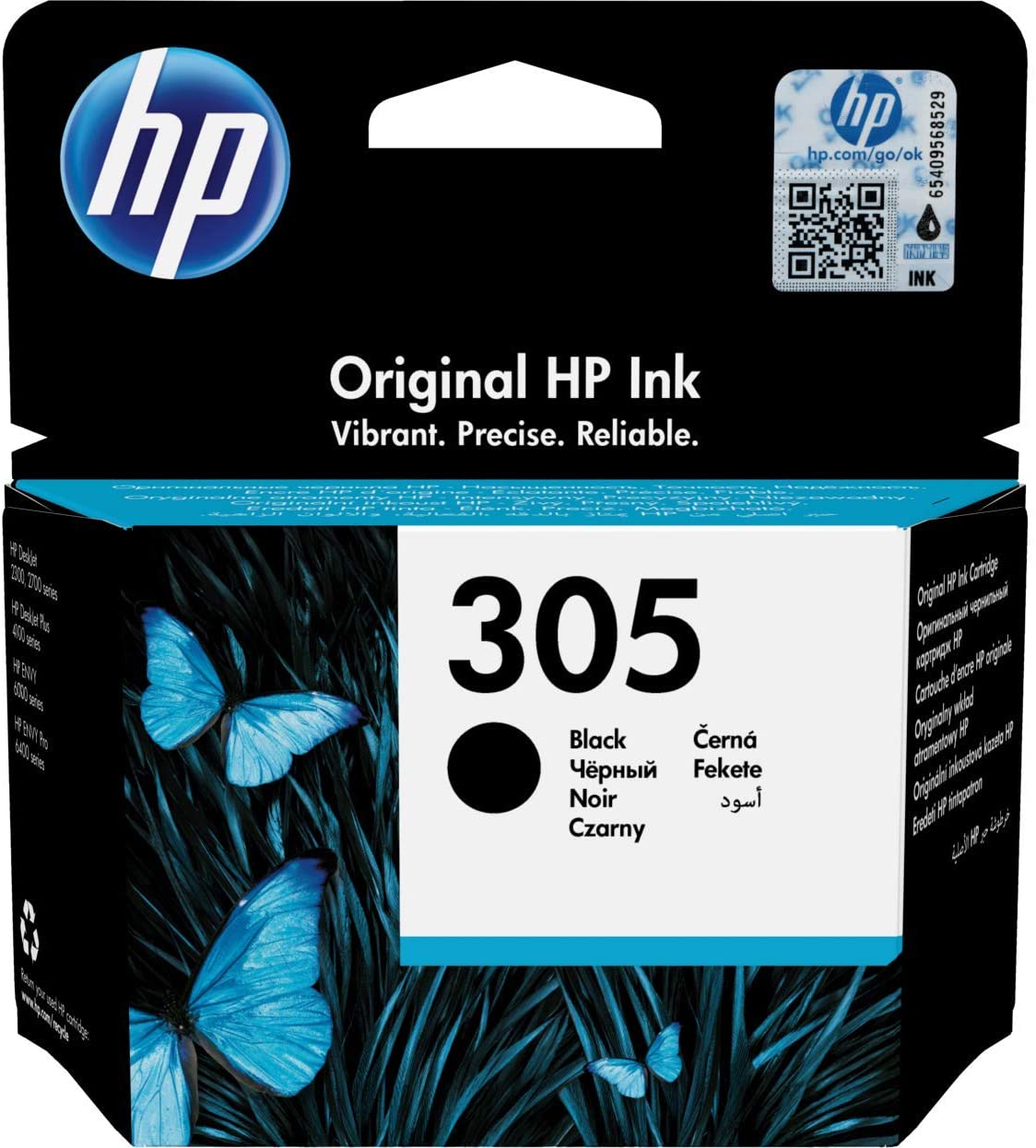 Imagem 0 de Tinteiro HP Original 3YM61AE 305 Preto - aproximadamente 120 páginas, Instant Ink