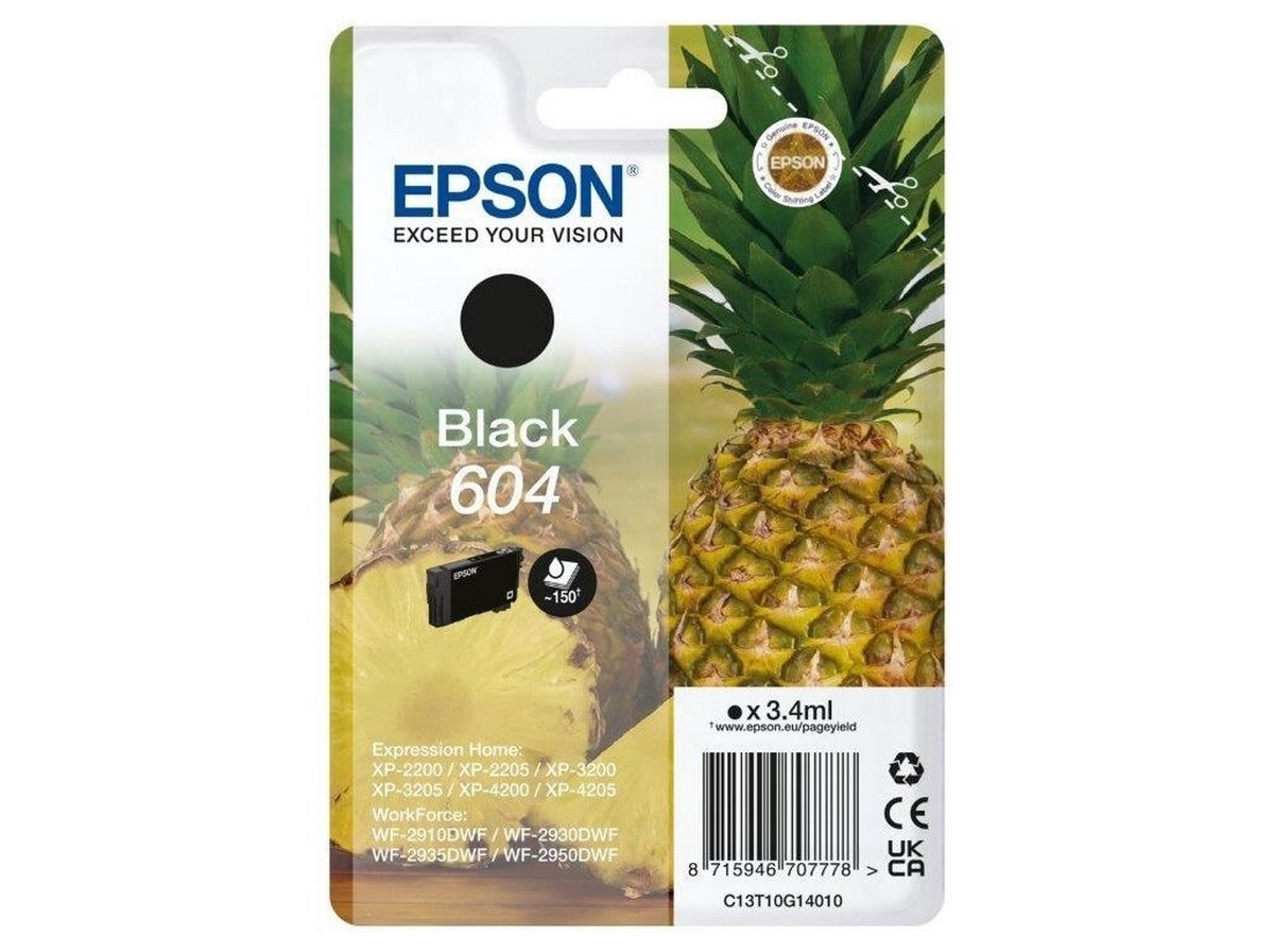 Tinteiro Original Singlepack Black 604, C13T10G14020 Preto-1