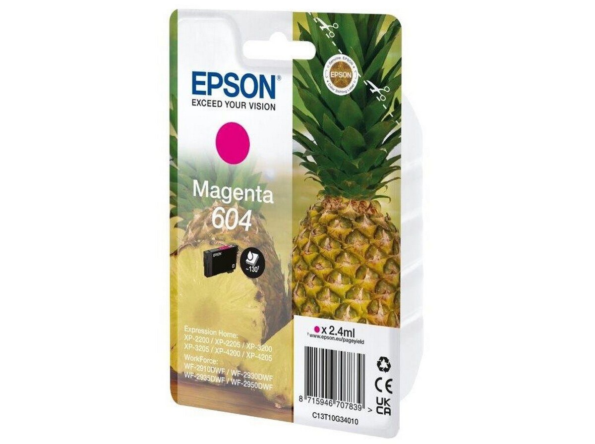 Tinteiro Original Singlepack Magenta 604, C13T10G34020 Magenta-2
