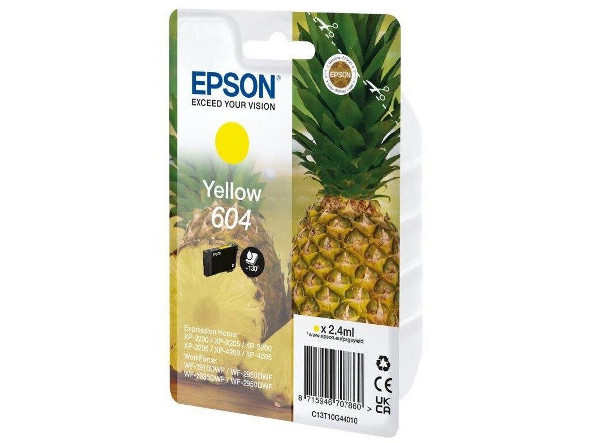 Tinteiro Original Singlepack Yellow 604, C13T10G44020 Yellow-2