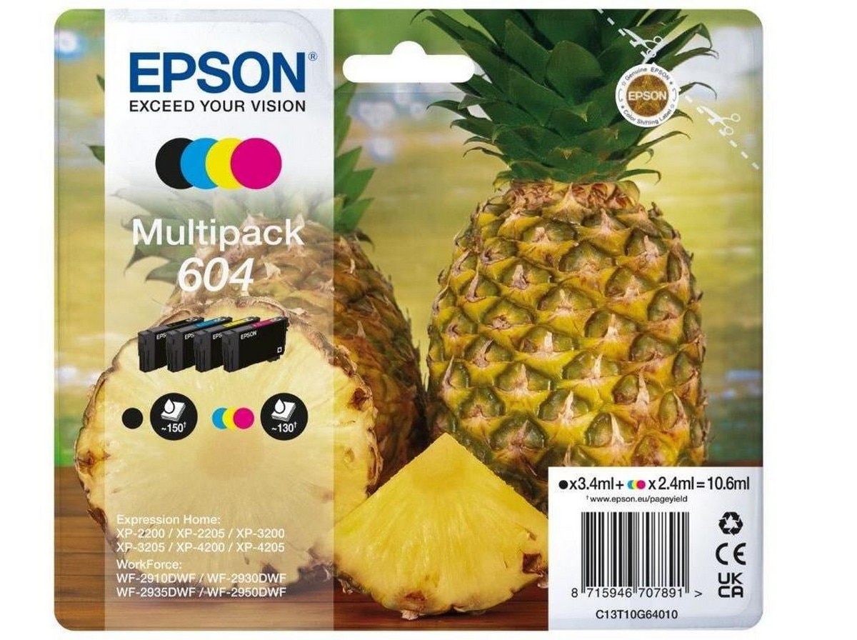 Imagem 0 de Tinteiro Original Multipack 4-Colours 604, C13T10G64020